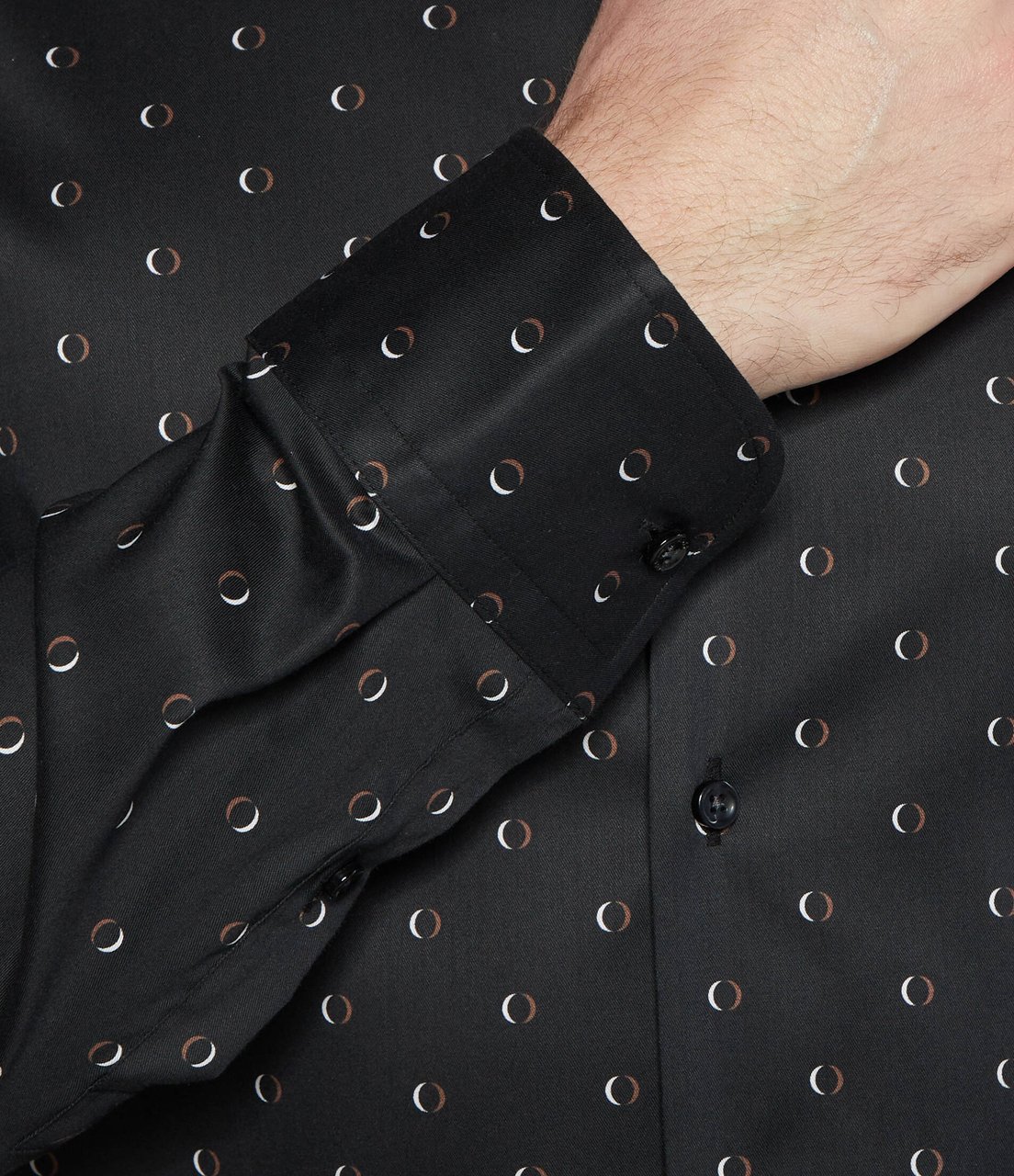 Boss Shirts Black Zwart