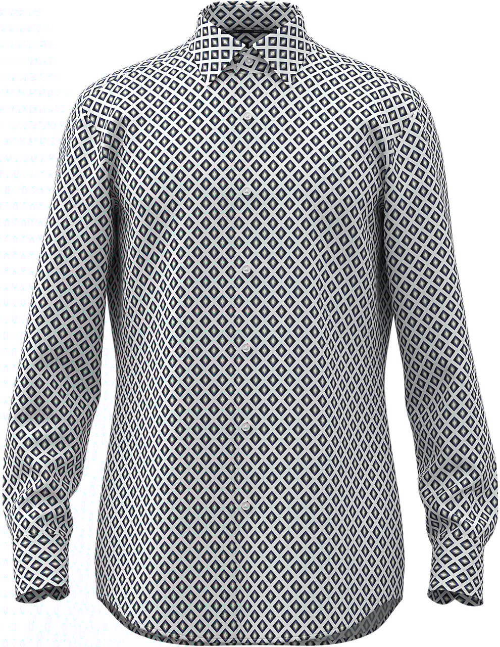 Boss Shirts Blue Blauw