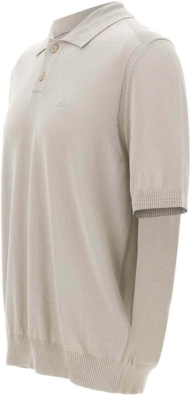Boss T-Shirts And Polos Grey Taupe