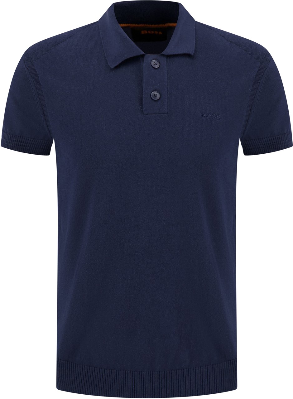 Boss Polo Blauw Blauw