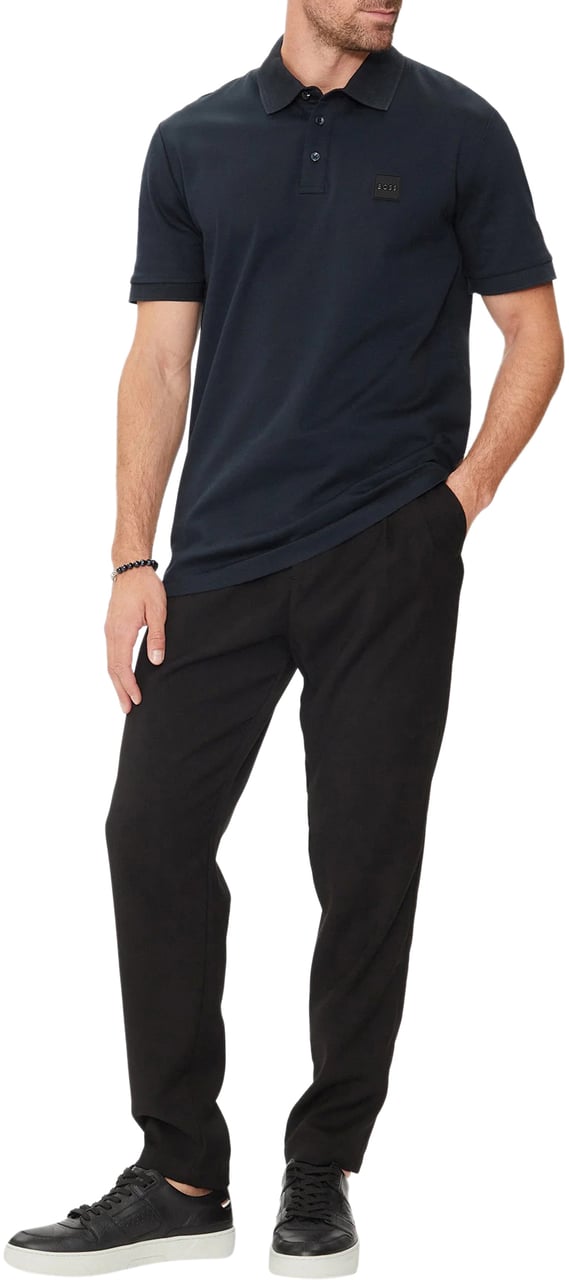 Boss T-Shirts And Polos Blue Blauw