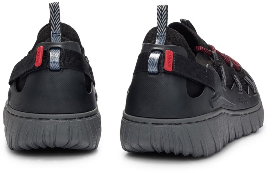 Boss Reeflyn Low Sneakers Zwart