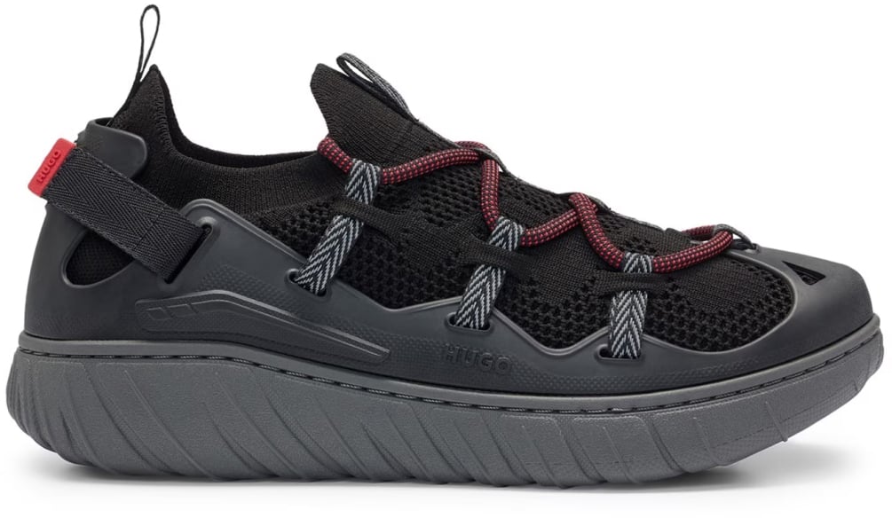 Boss Reeflyn Low Sneakers Zwart