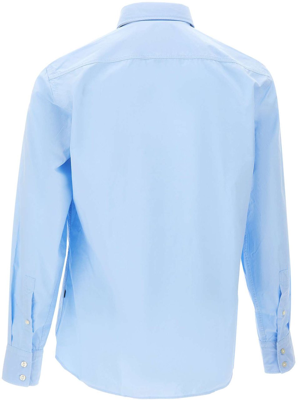 Boss Shirts Light Blue Lichtblauw