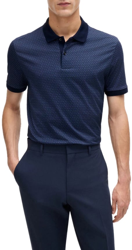Boss T-Shirts And Polos Blue Blauw