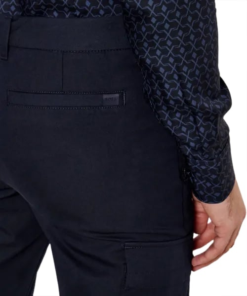 Boss Trousers Blue Blauw