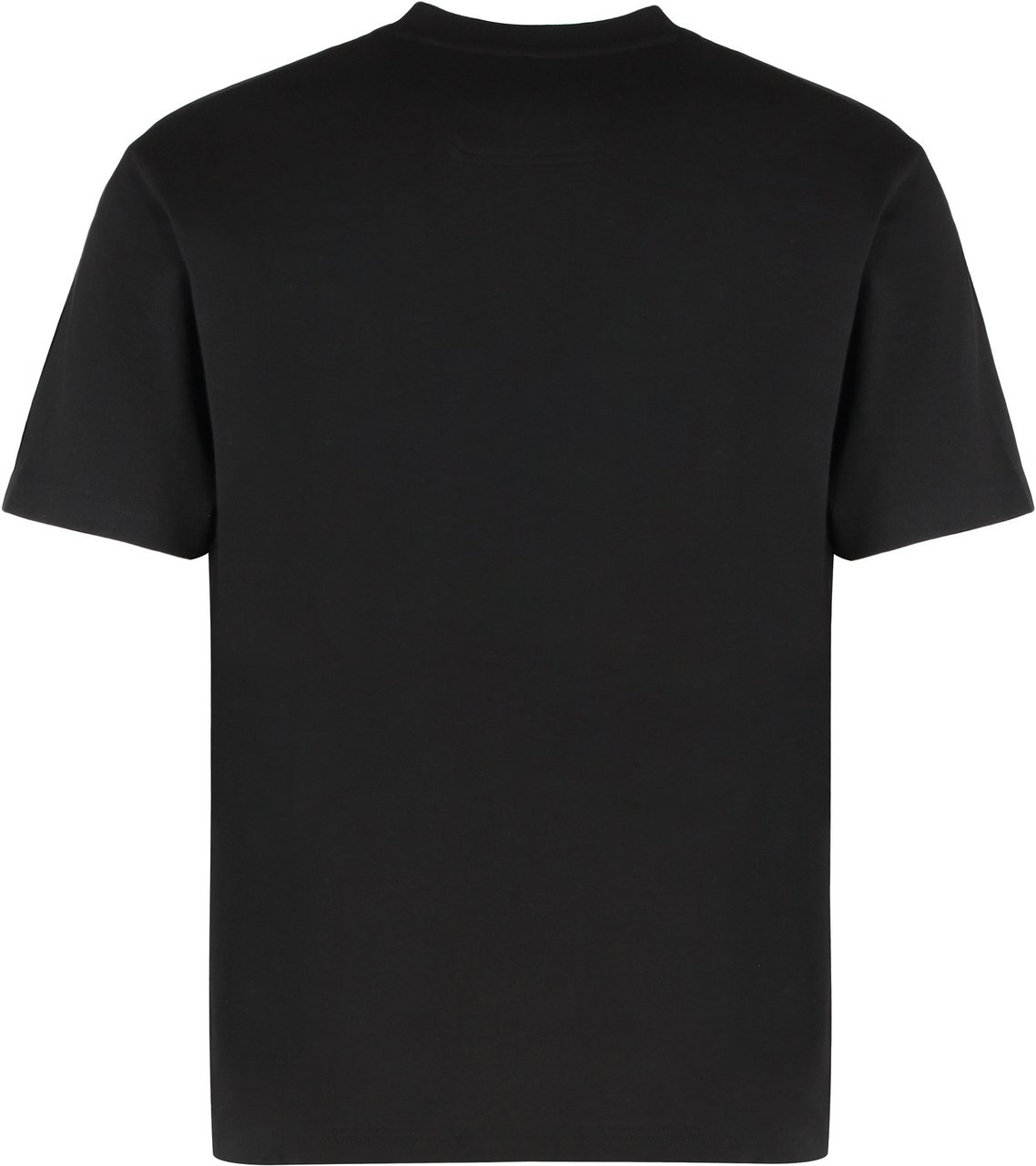 Boss T-shirt in cotton with logo Zwart