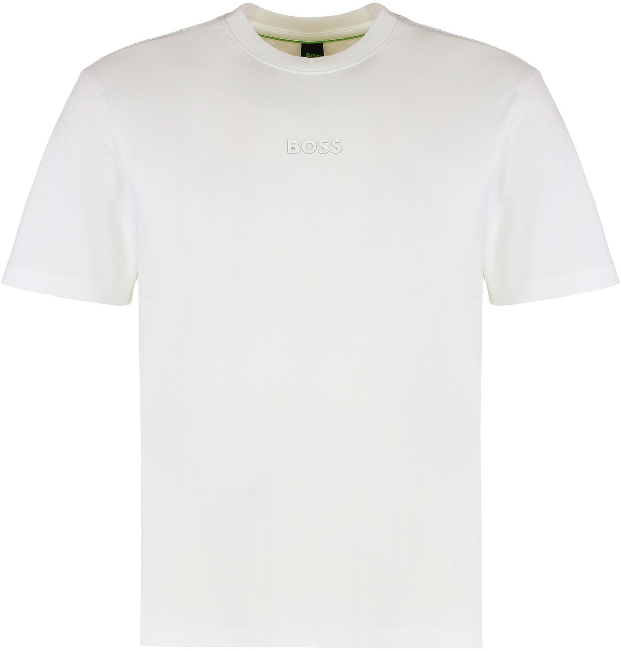 Boss Crew neck T-shirt in cotton Wit