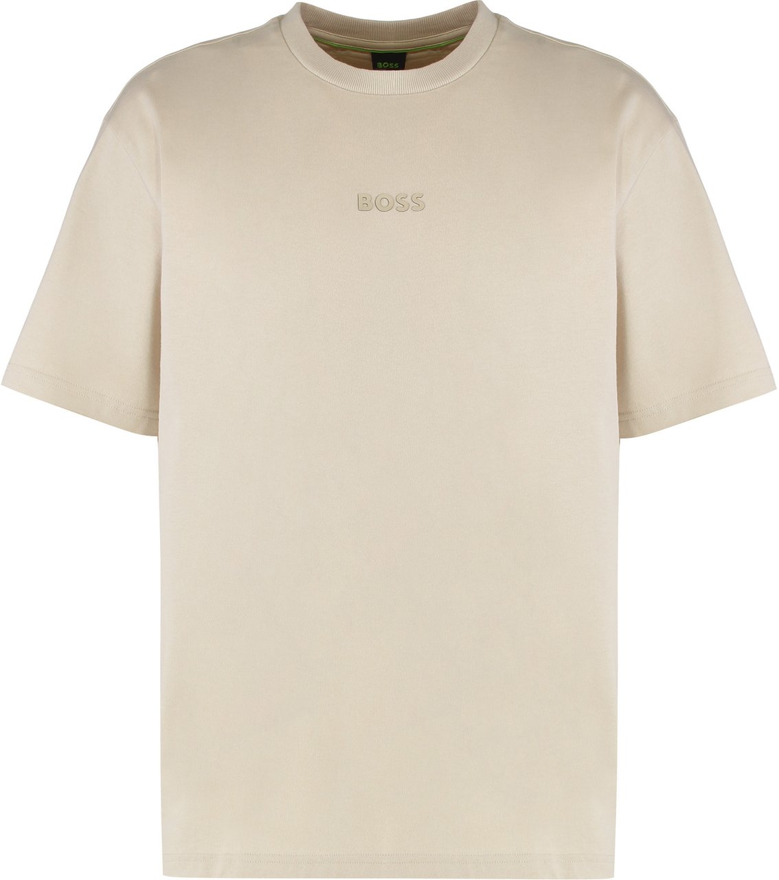 Boss Crew neck T-shirt in cotton Beige