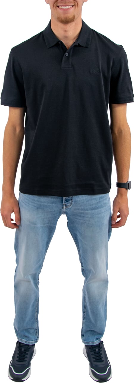 Boss Pe_Interlock Zwart