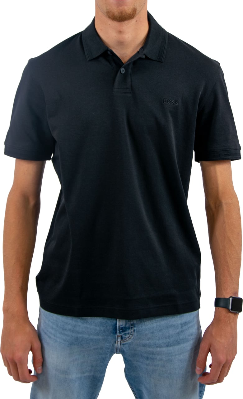 Boss Pe_Interlock Zwart