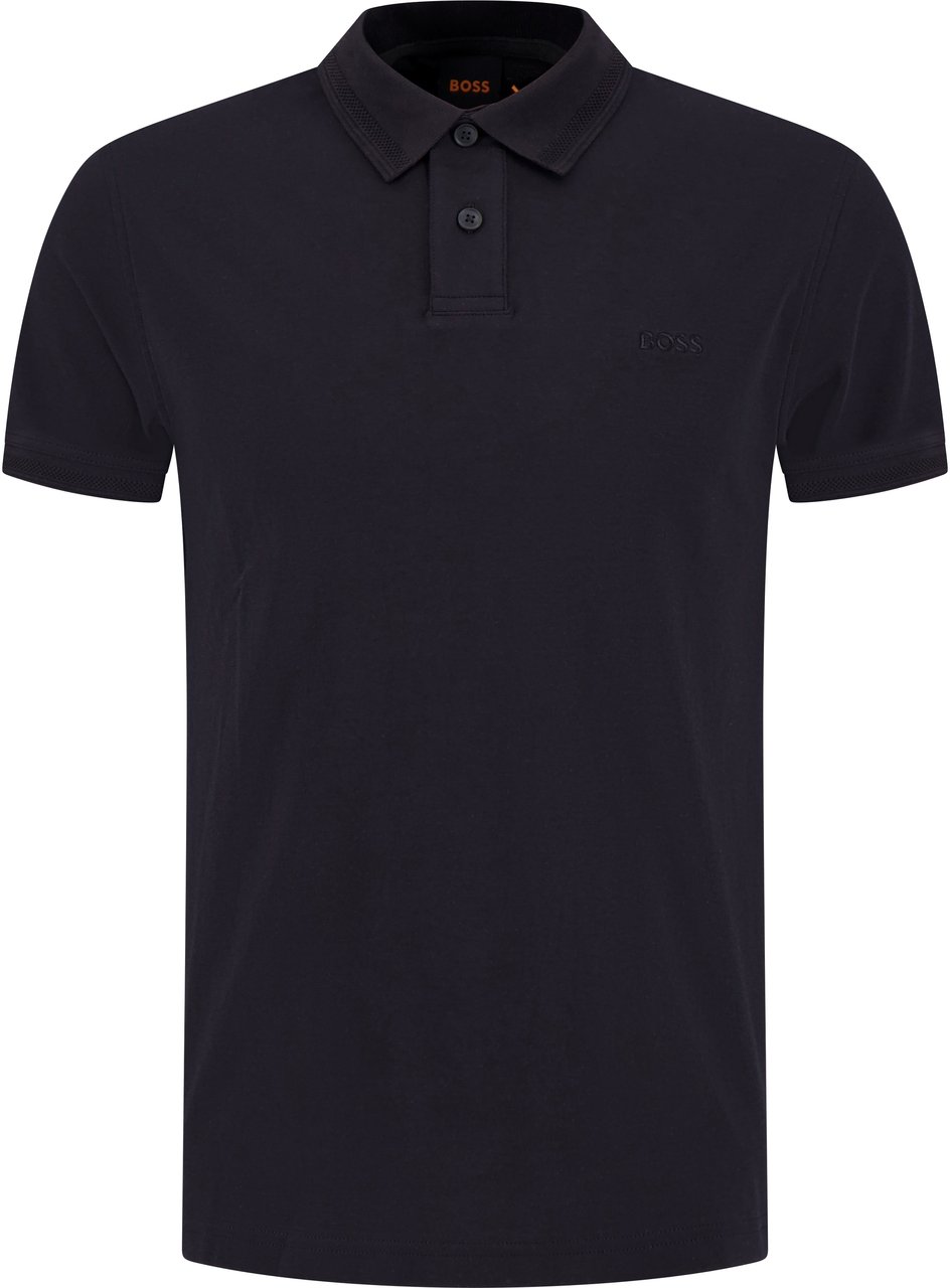 Boss Polo Zwart Zwart
