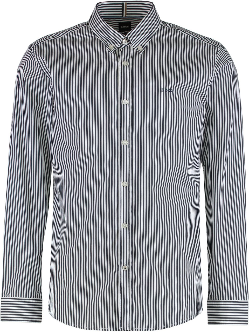 Boss Long sleeve striped shirt Navy