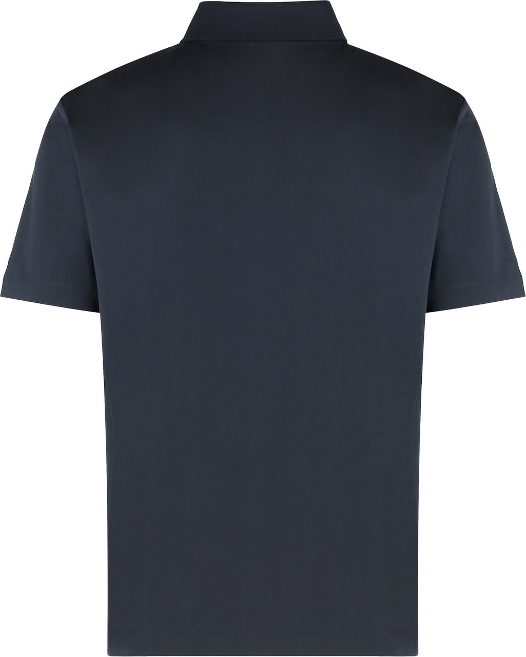 Boss Short-sleeved polo in cotton Navy