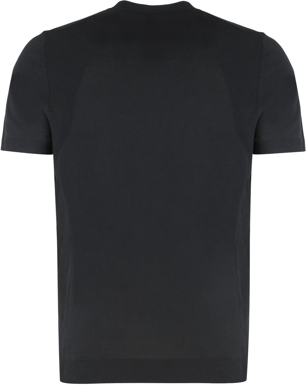 Boss Crew neck t-shirt in cotton blend Zwart