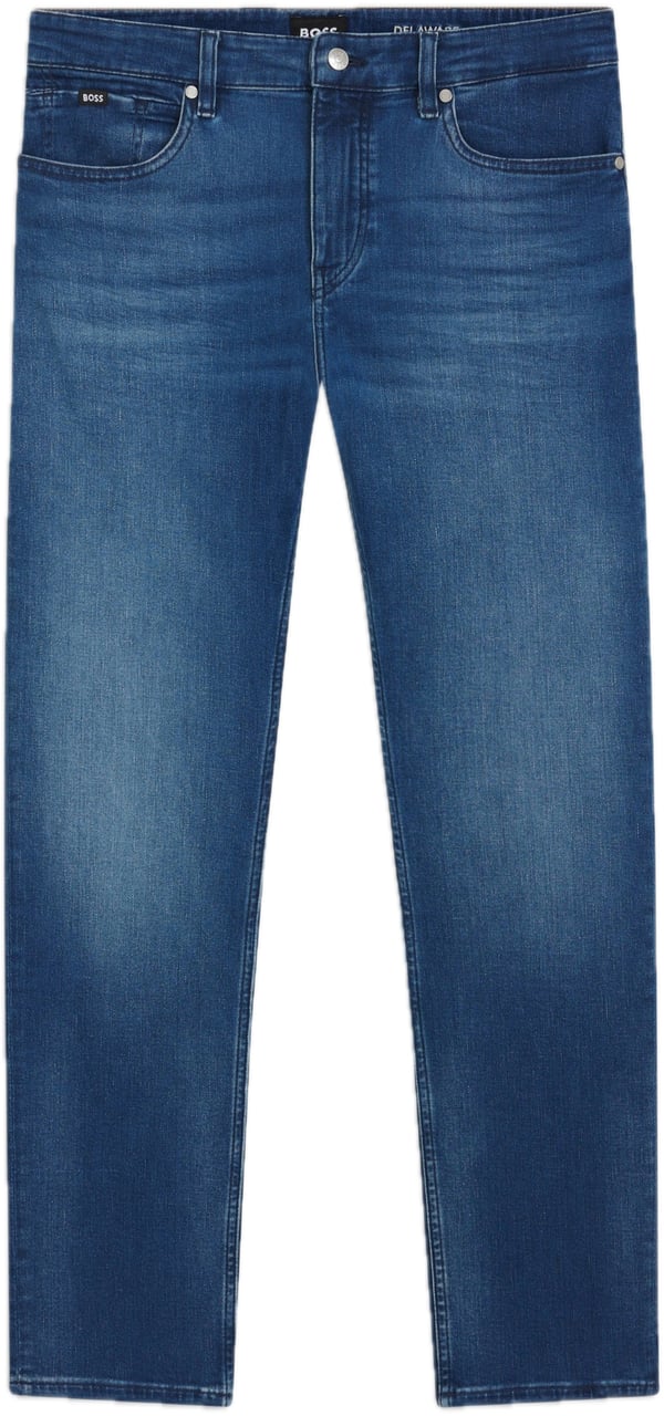 Boss H-Delaware Cashmere Touch Mid Blue Blauw
