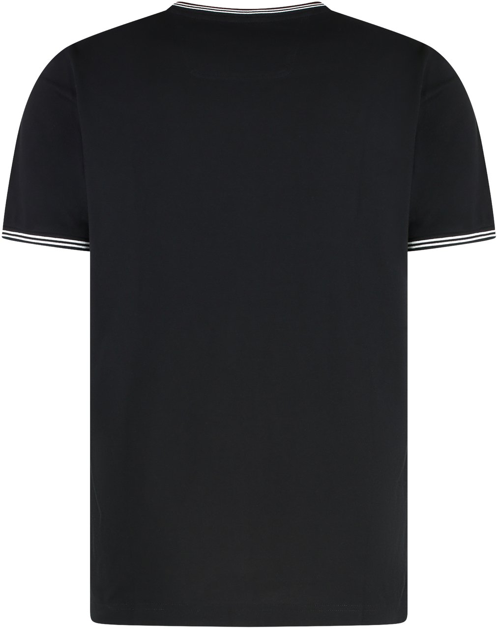 Boss Stretch cotton T-shirt Zwart