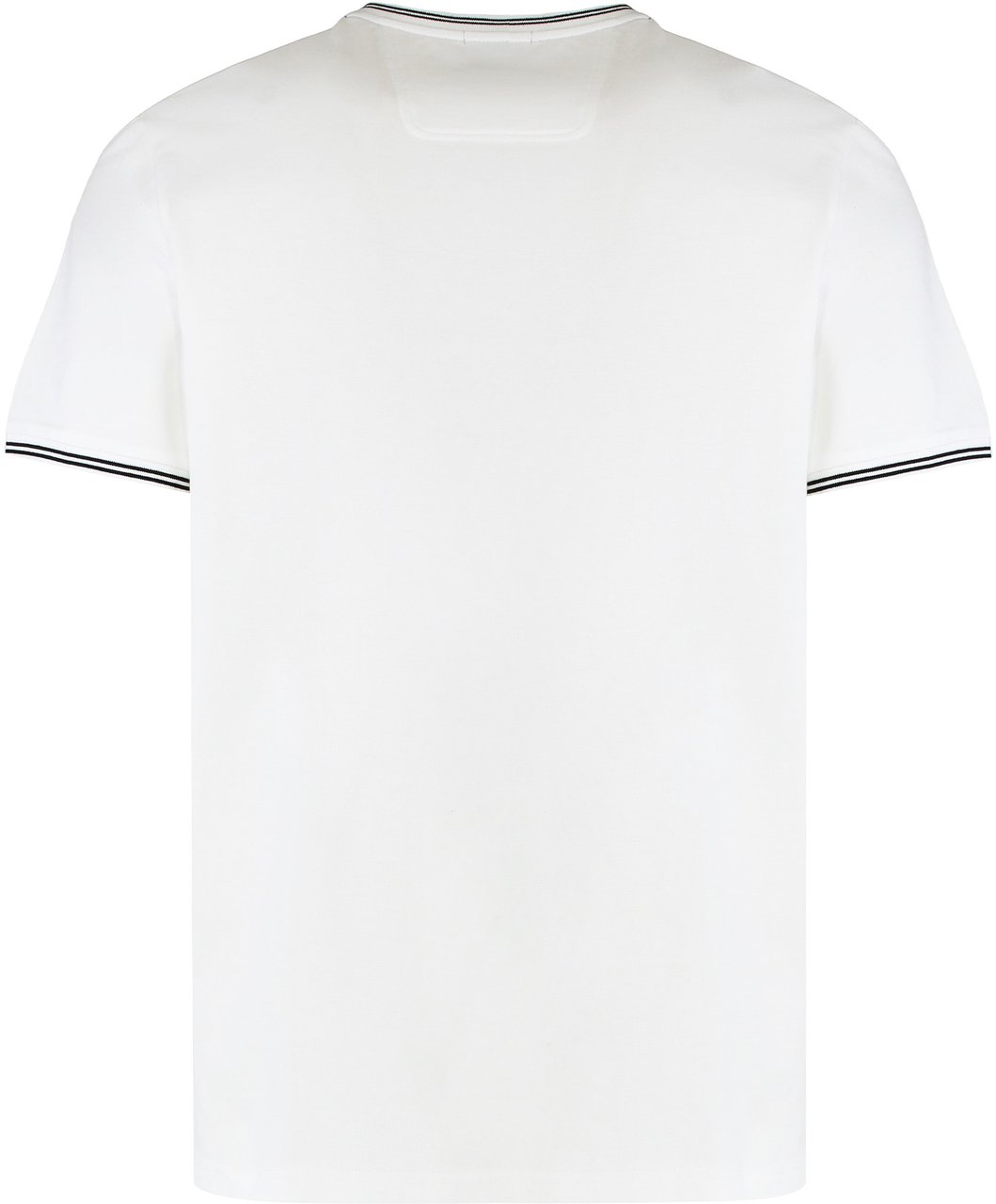 Boss Crew neck cotton T-shirt Wit