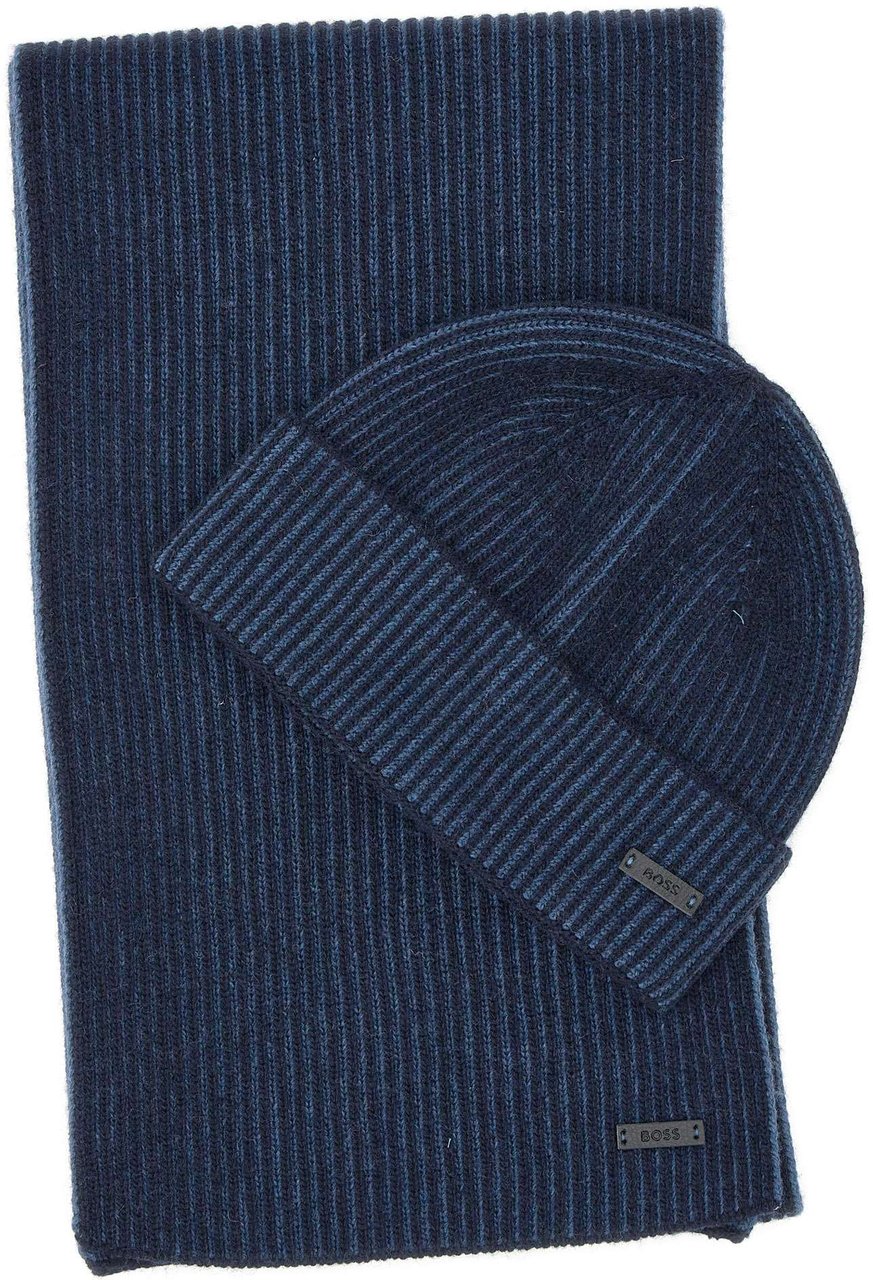 Boss Scarfs Blue Blauw