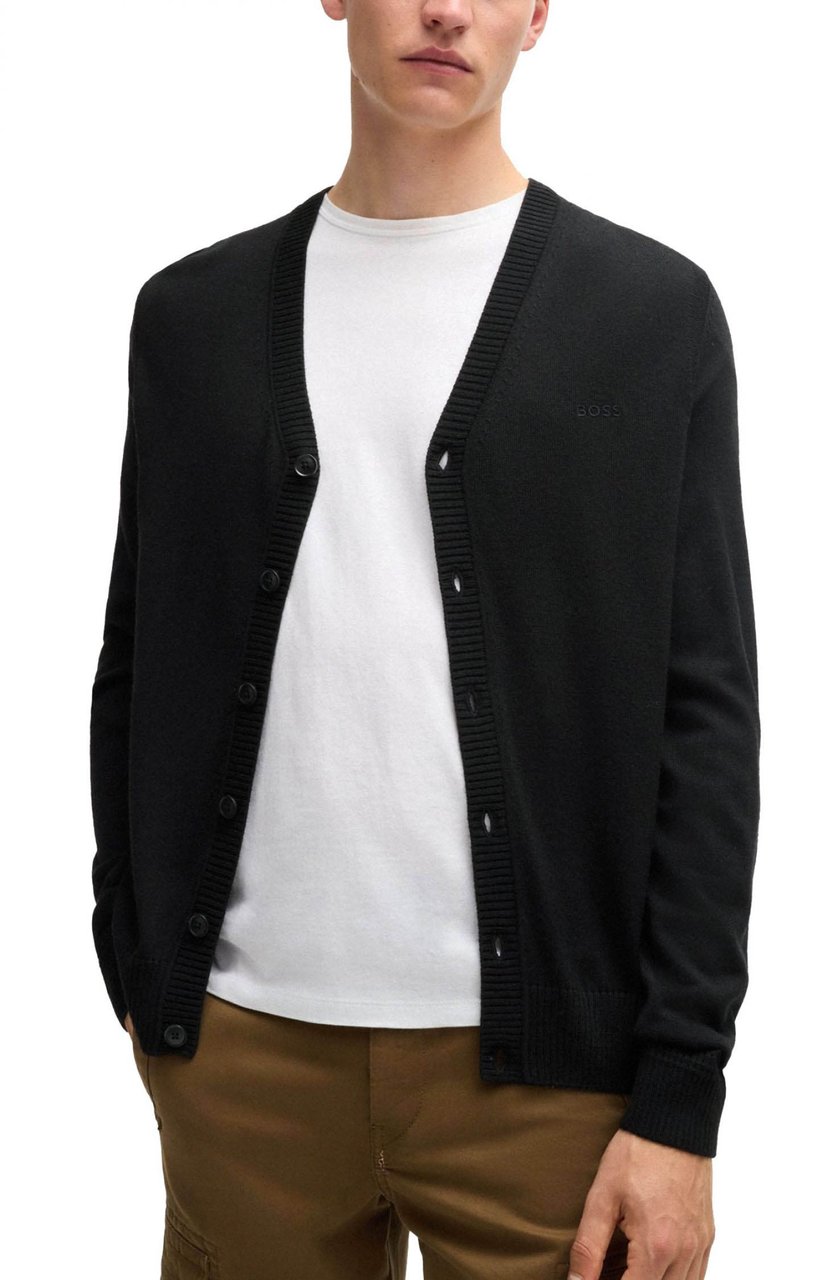 Boss Sweaters Black Zwart