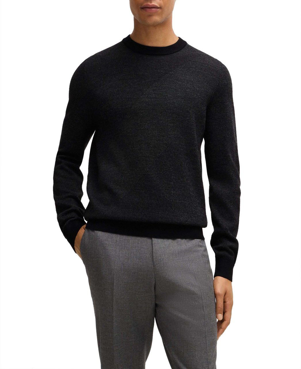 Boss Sweaters Black Zwart