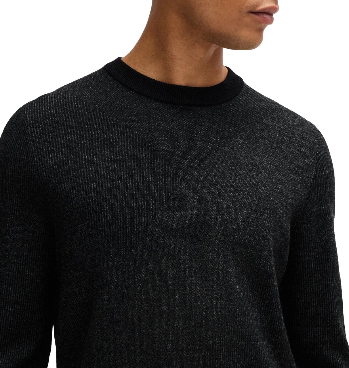 Boss Sweaters Black Zwart