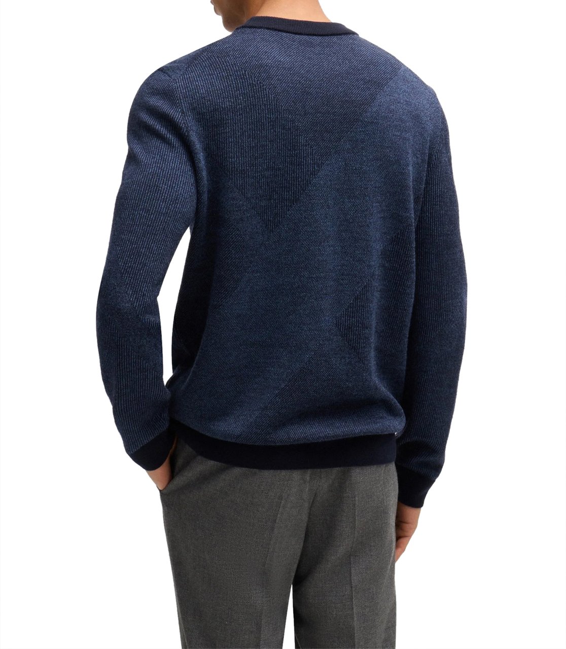 Boss Sweaters Blue Blauw