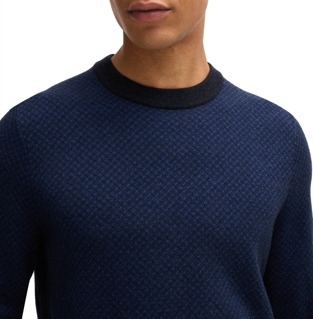 Boss Sweaters Blue Blauw