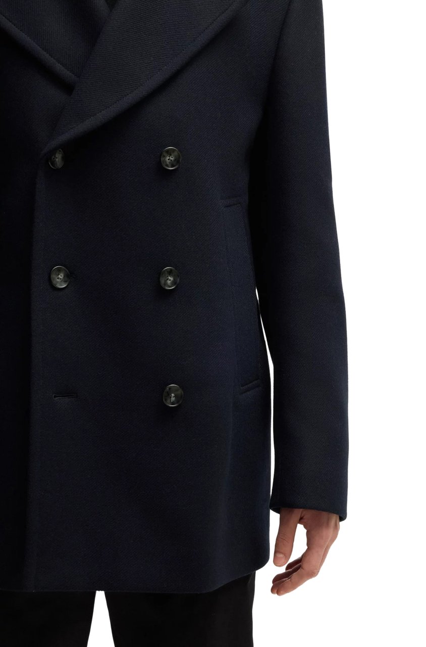 Boss Coats Blue Blauw