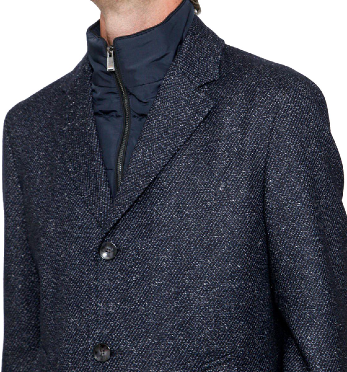 Boss Coats Blue Blauw