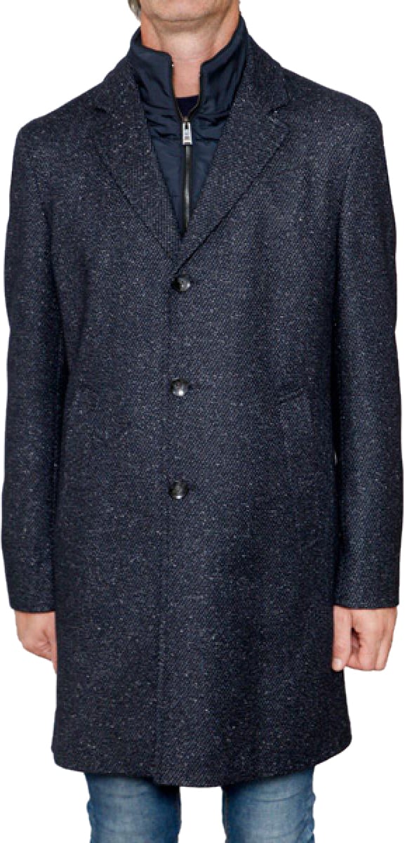 Boss Coats Blue Blauw