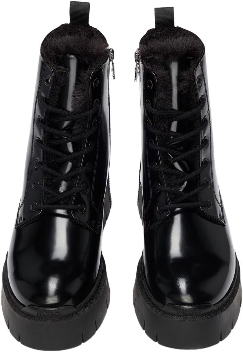 Boss Kris Combat Boots Zwart