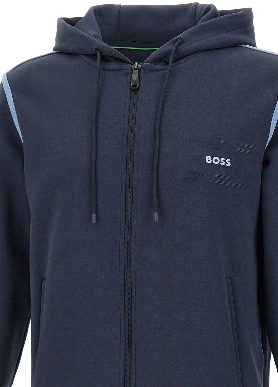 Boss Sweaters Blue Blauw