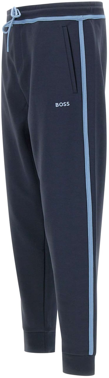 Boss Trousers Blue Blauw