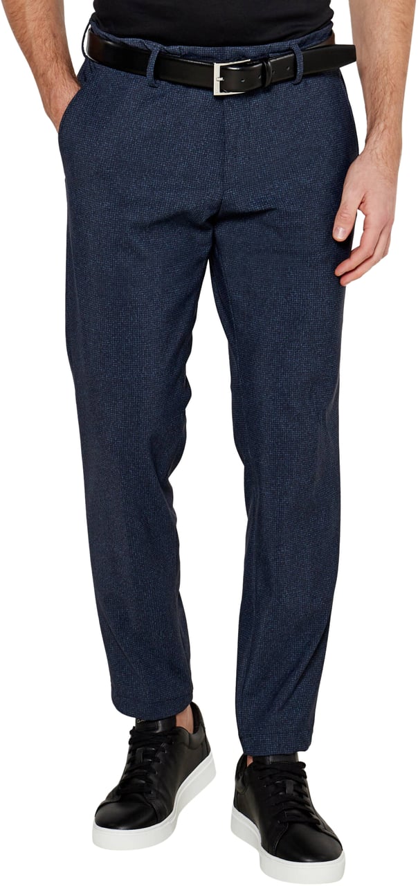 Boss Trousers Blue Blauw