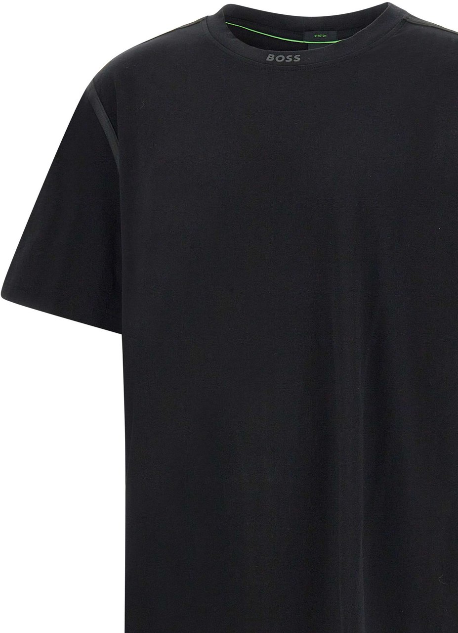 Boss T-Shirts And Polos Black Zwart