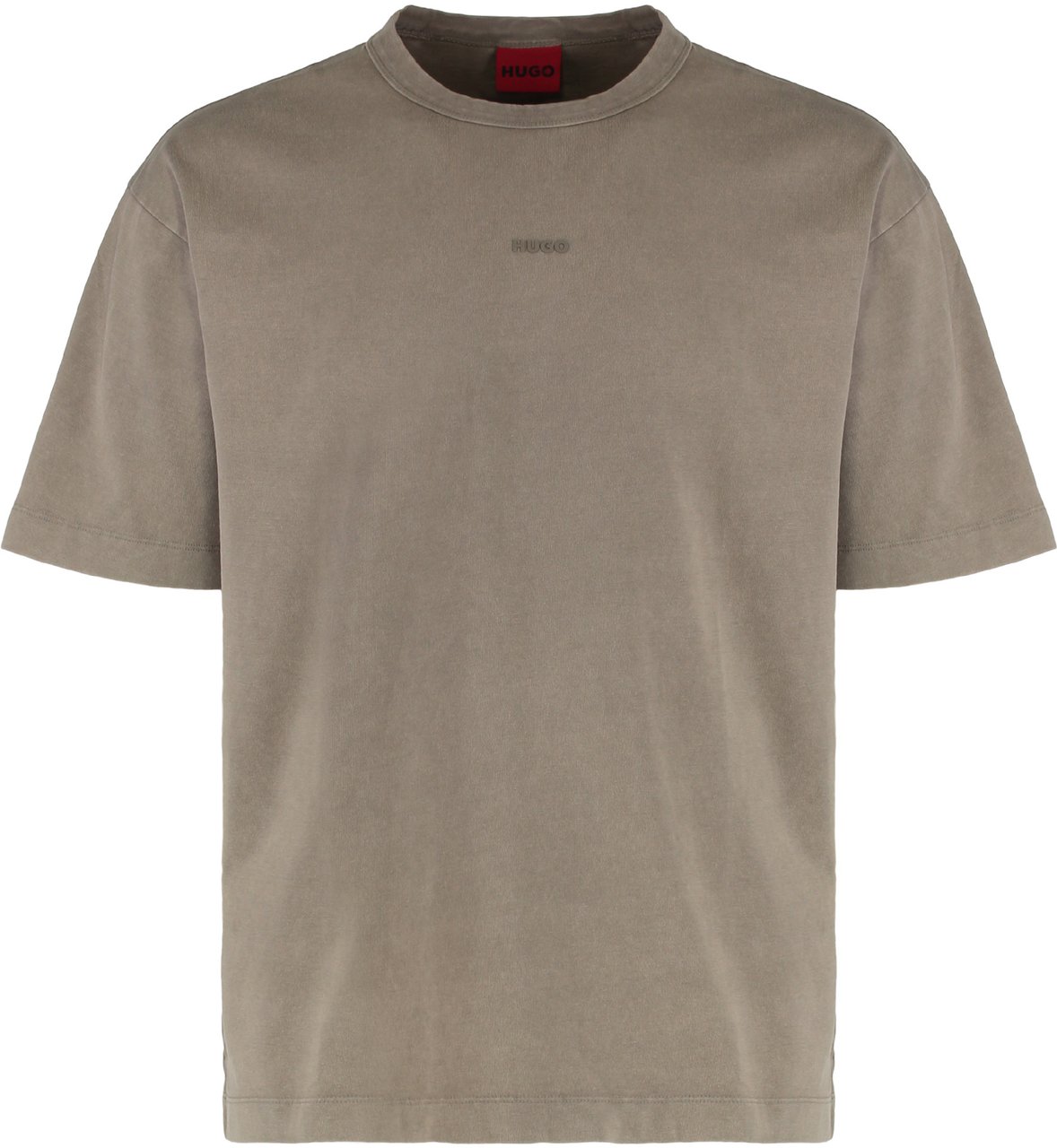 Boss Cotton jersey t-shirt Bruin