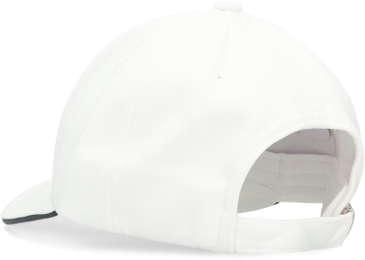 Boss Baseball cap with logo Wit