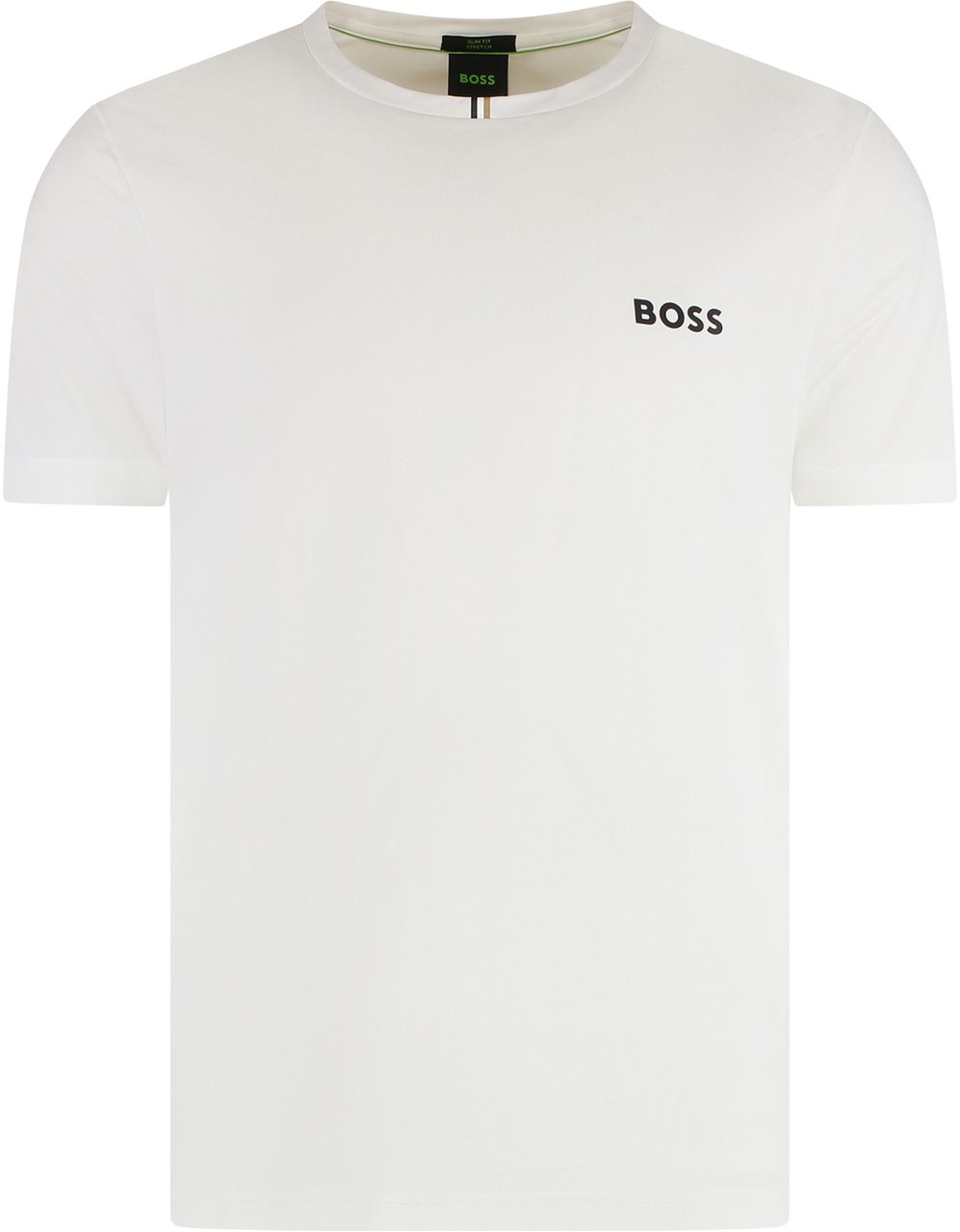 Boss Techno fabric t-shirt Wit