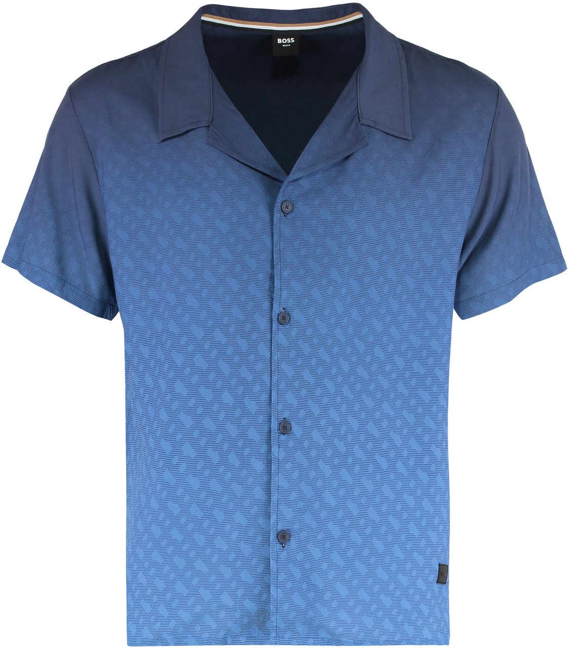 Boss Regular fit shirt Blauw
