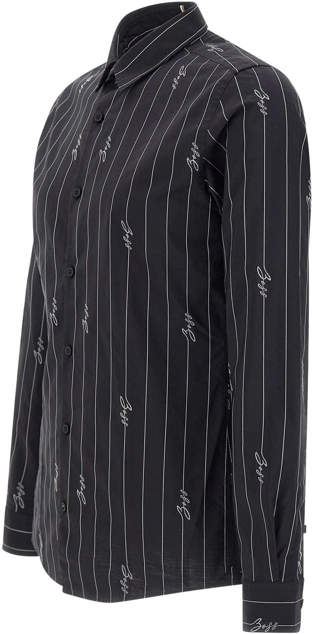 Boss Shirts Black Zwart