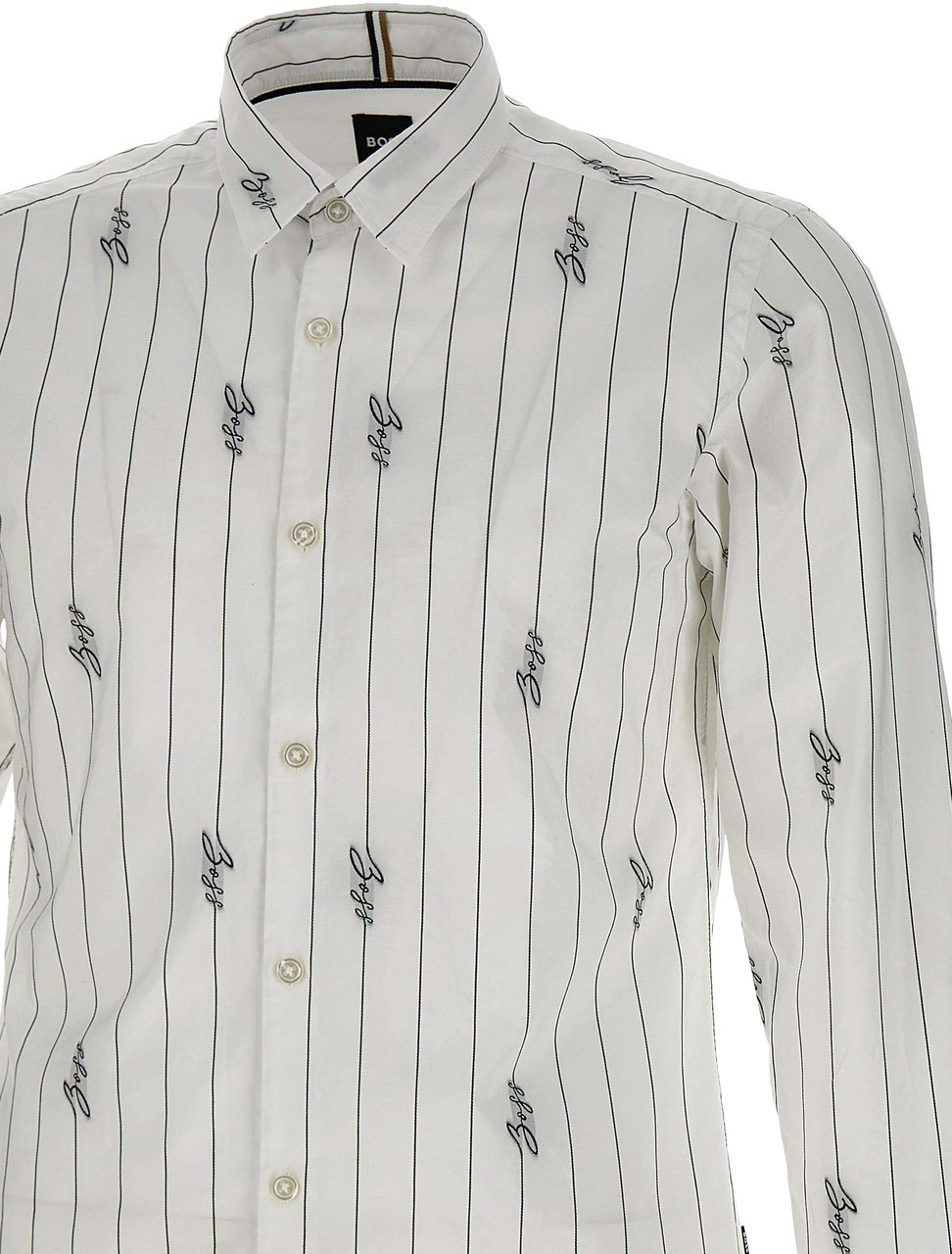 Boss Shirts White Wit