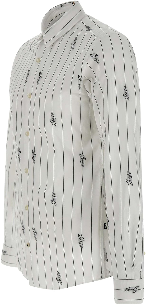 Boss Shirts White Wit