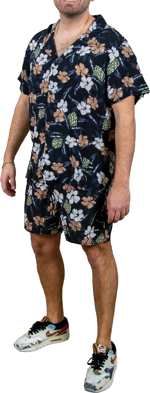 BOSS Beach Shirt Zwart