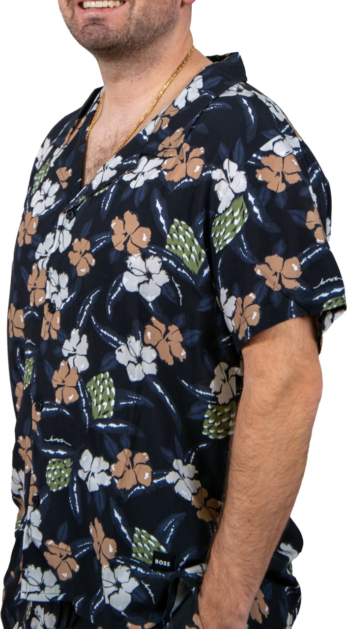 BOSS Beach Shirt Zwart