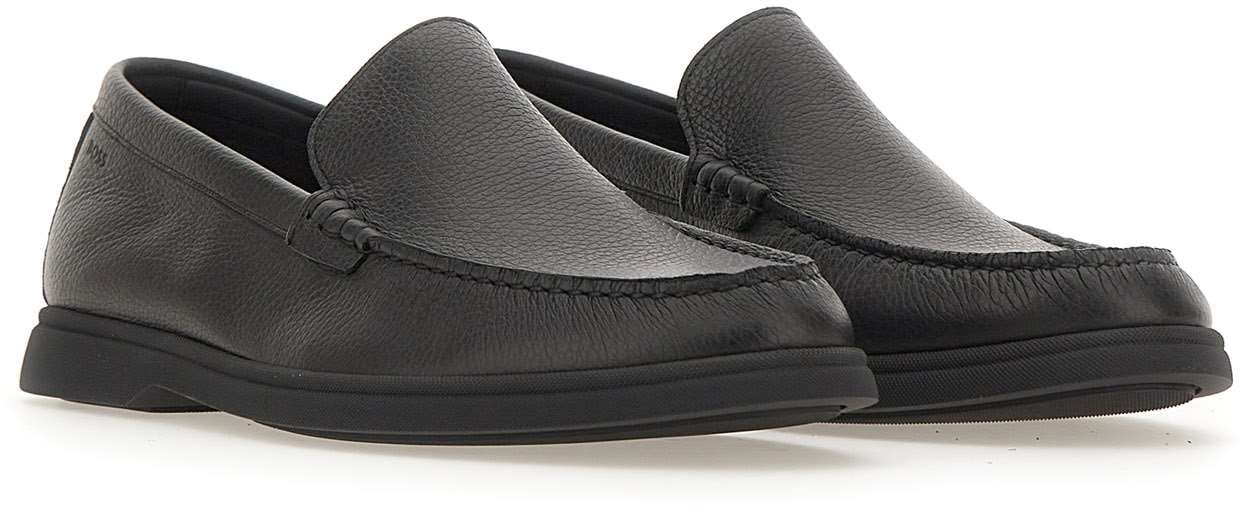 Boss Flat Shoes Black Zwart