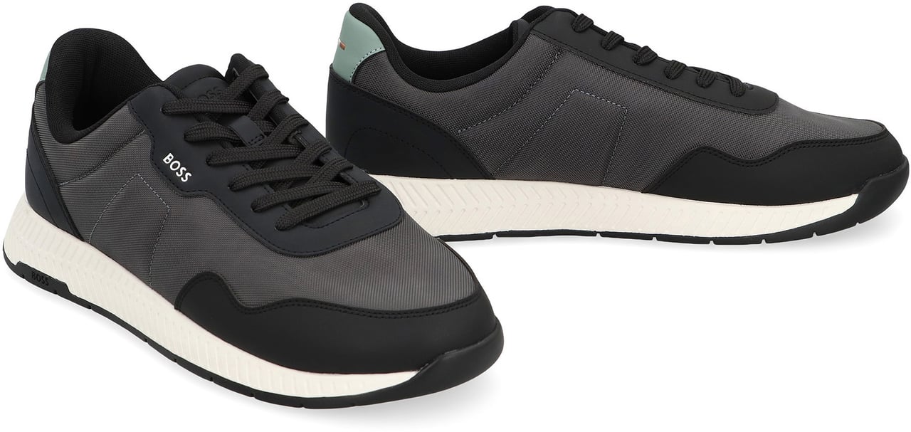 Boss Low-top sneakers Titanium Zwart