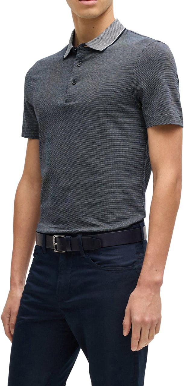 Boss T-Shirts And Polos Blue Blauw