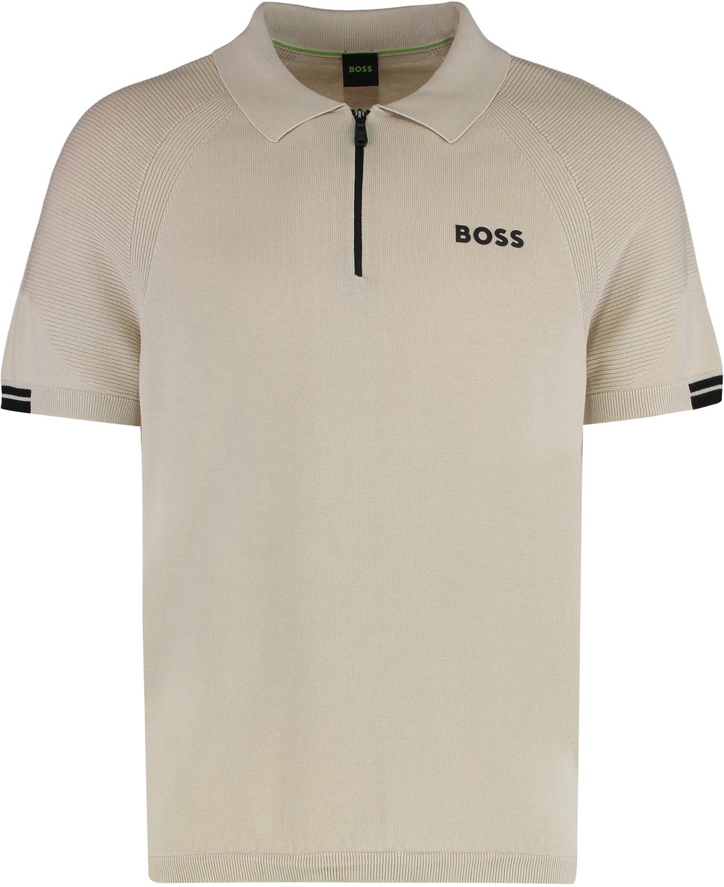 Boss Polo K Perform max in mixed cotton Beige