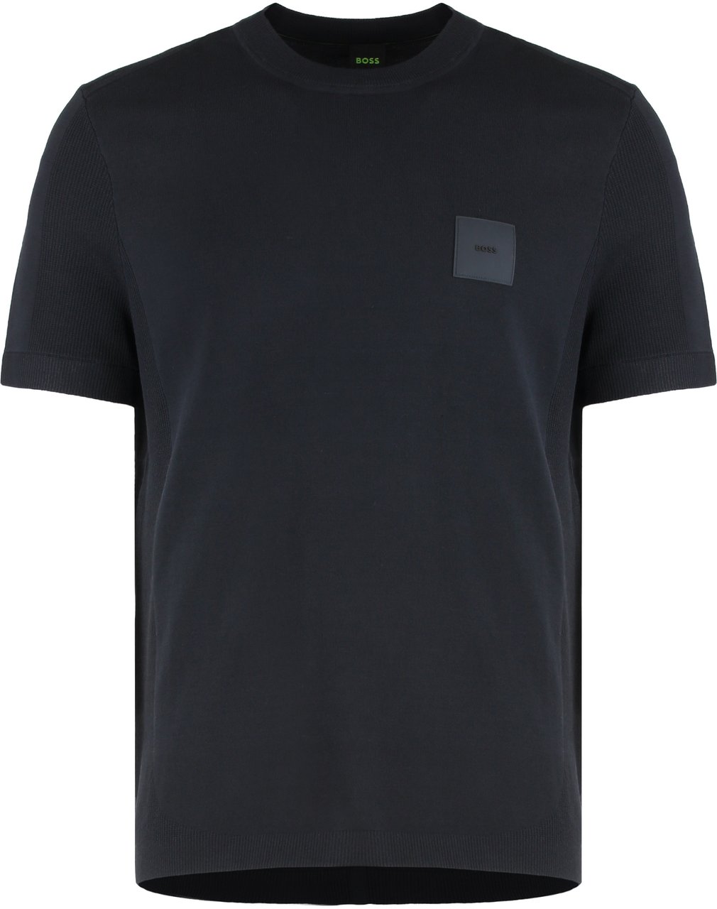 Boss Crew neck T-shirt in cotton Navy